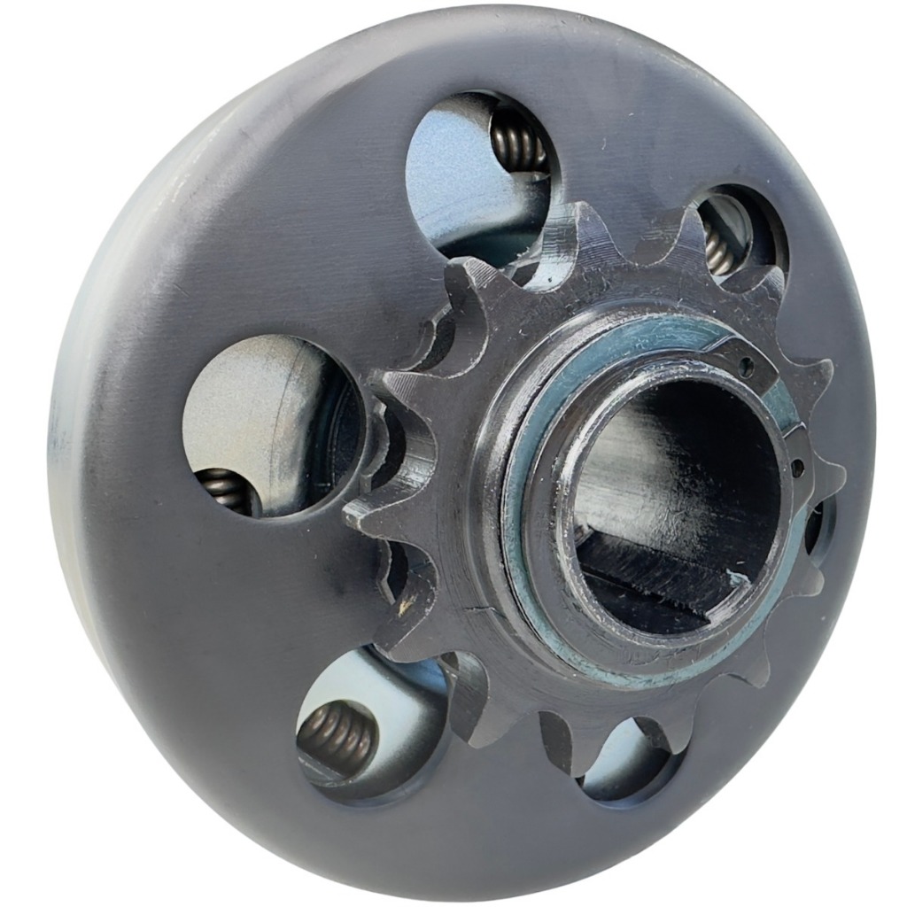 Embreagem Centrífuga com Pinhão 14D Eixo 25,4mm Para Motor 15hp – Kart, Buggy, Drift Trike e Cross