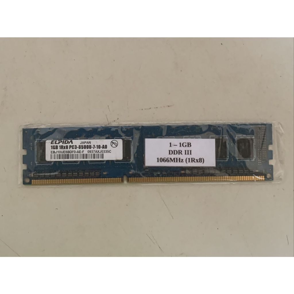 Memória Ram Ddr3 1gb 1066mhz Elpida