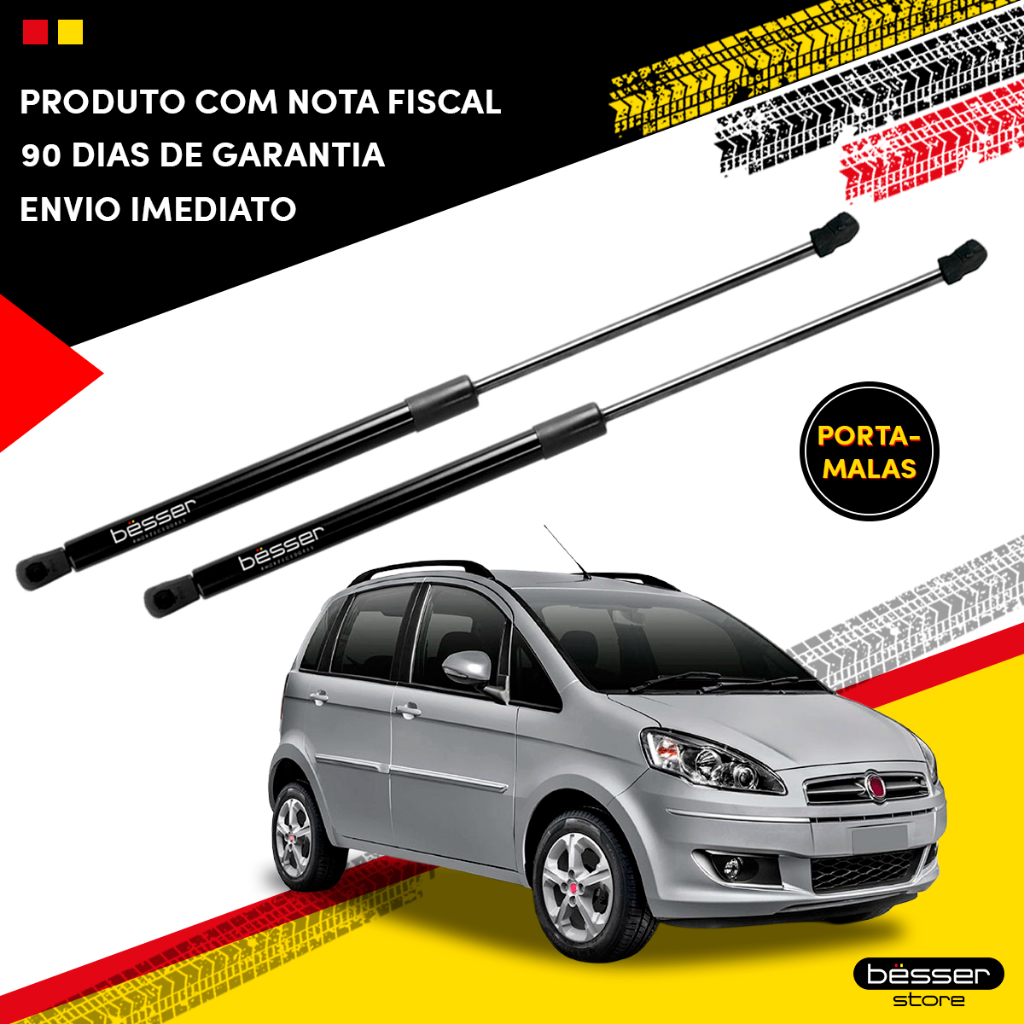 Par Amortecedor Porta Malas Fiat Idea Pistão a Gás Tampa Traseira Fiat Idea 2011 à 2016 em Oferta na Shopee