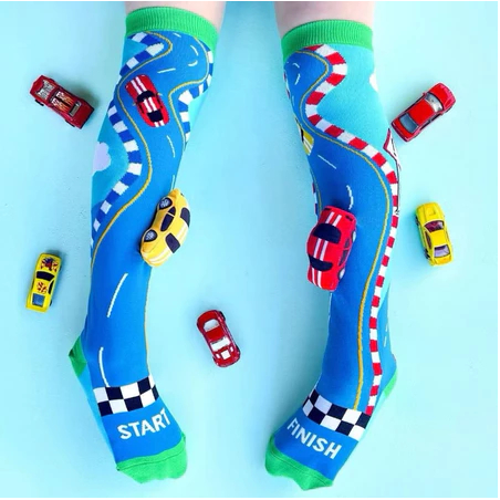 Meia 3D  De Presente Para Crianças Desenhos Animados Tridimensionais De Alta Qualidade Acima Do Joelho Festa em Oferta na Shopee