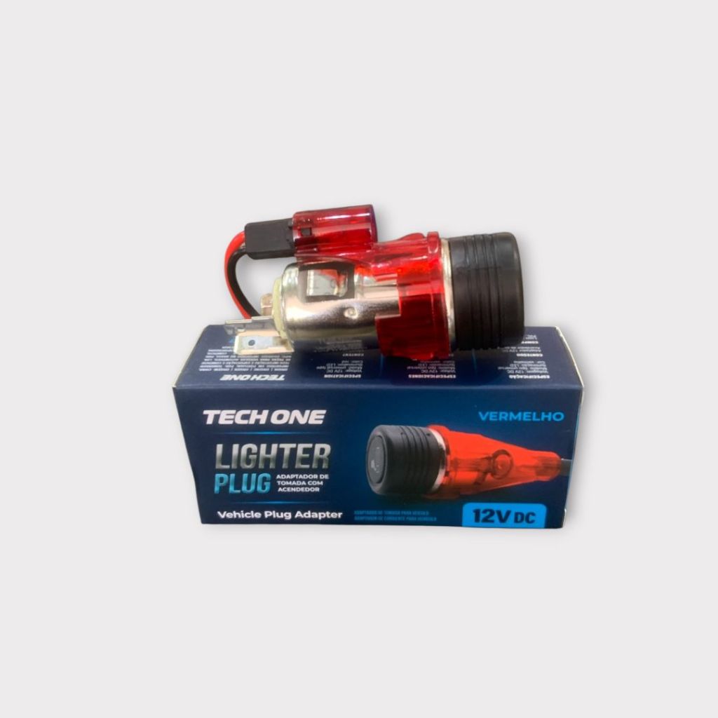 Acendedor De Cigarros Automotivo Universal 12v Techone — imagem 2 de 2