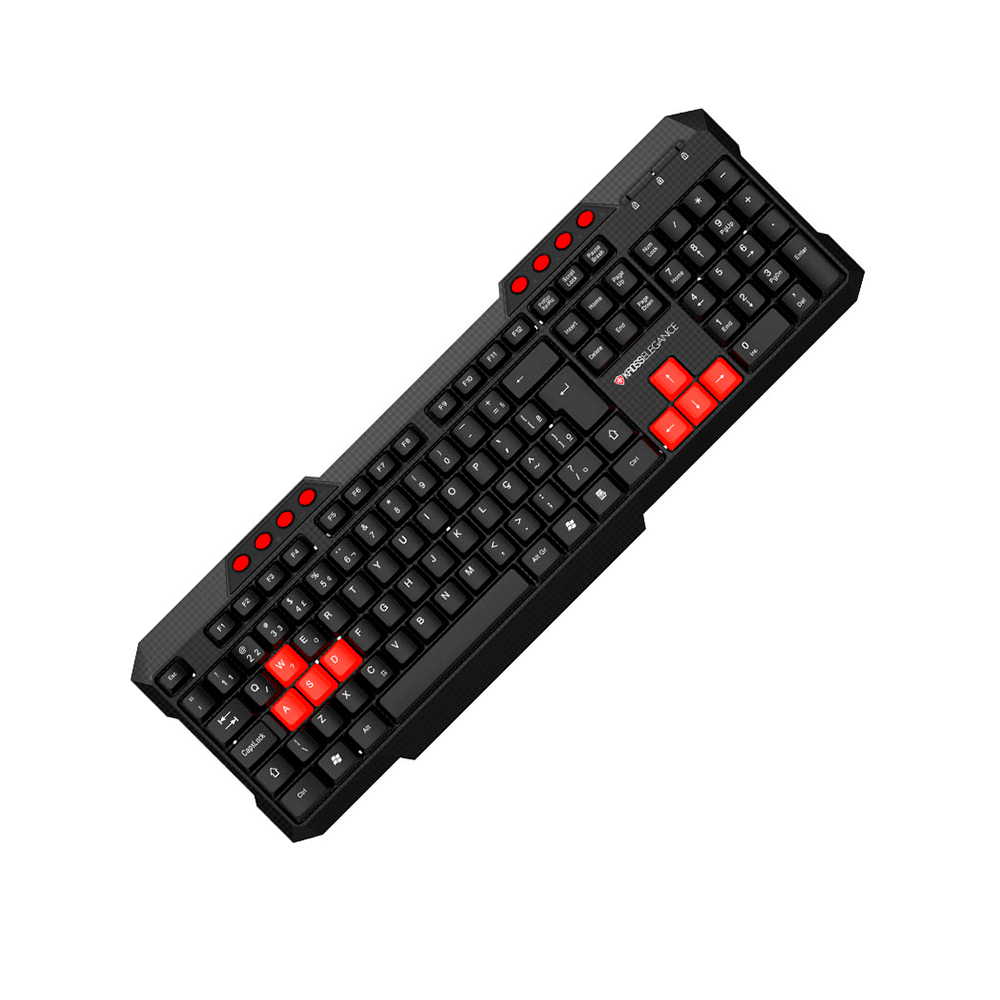 Teclado Gamer Multimídia Usb, Abnt2, Kross Elegance Ke-k103