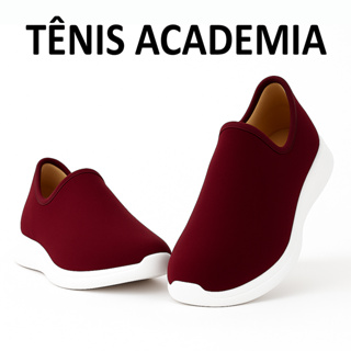 Tênis Meia Feminino Slip On Calce Fácil Leve Confortável Ortopédico Caminhada Academia Trabalho em Oferta na Shopee