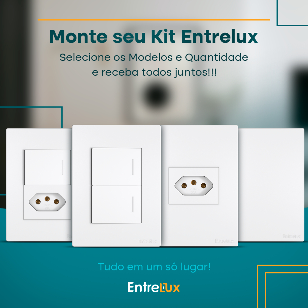 Conjunto Interruptor 10A e Tomadas 10A 20A - Simples e Paralelo 110v 250v 4x2 em Oferta na Shopee