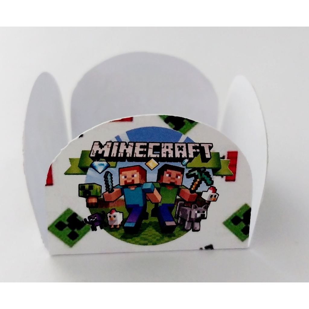 FORMINHA DE DOCE PERSONALIZADA MINECRAFT/LEMBRANCINHA DE FESTA/ANIVERSÁRIO