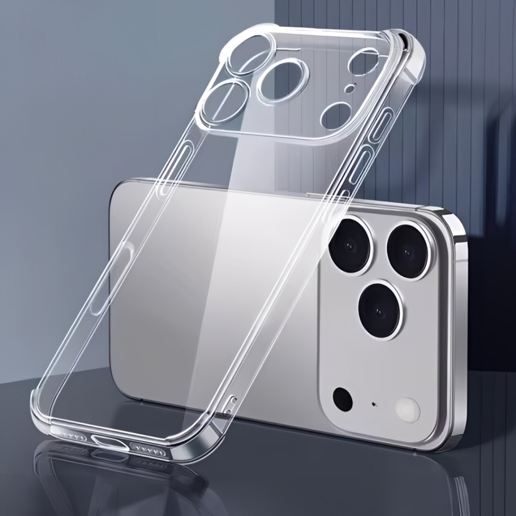 Capa Case Capinha De Celular iPhone Anti Impacto Transparente P/ iPhone 17 Pro Max 17 Air 17 Pro 17 em Oferta na Shopee