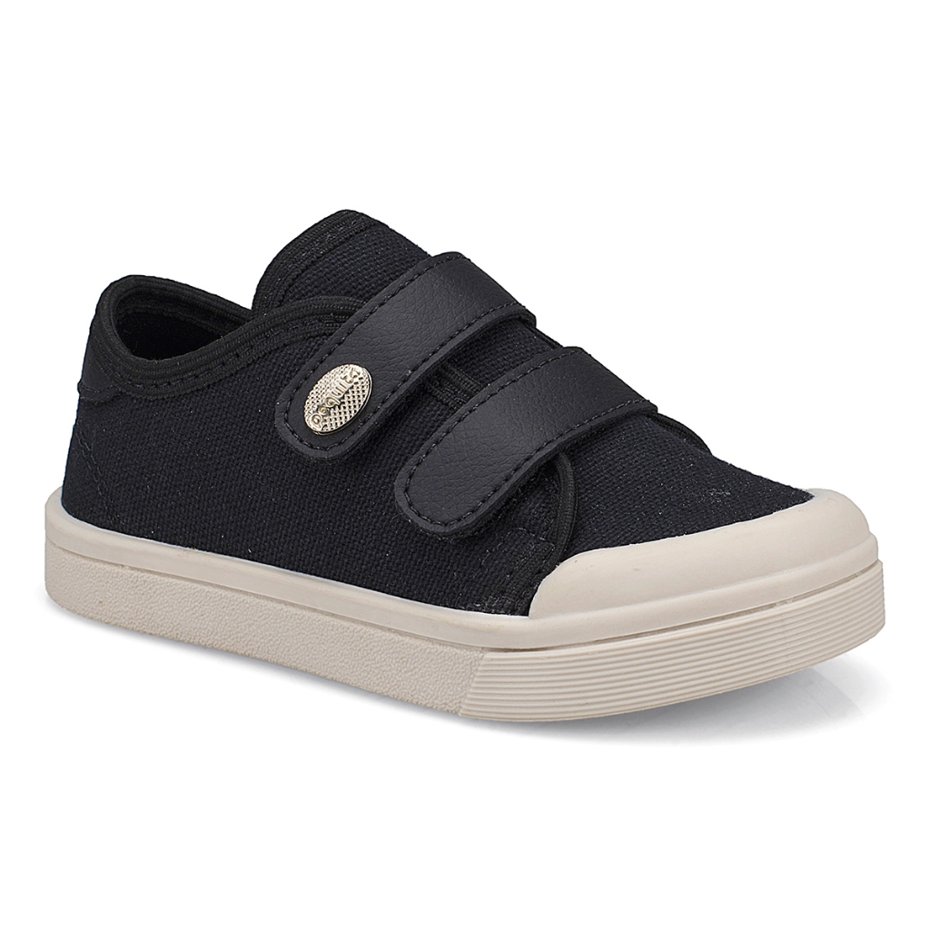 Tênis Infantil Unissex Menino Menina Volta às Aulas Preto 2503 Pequito em Oferta na Shopee