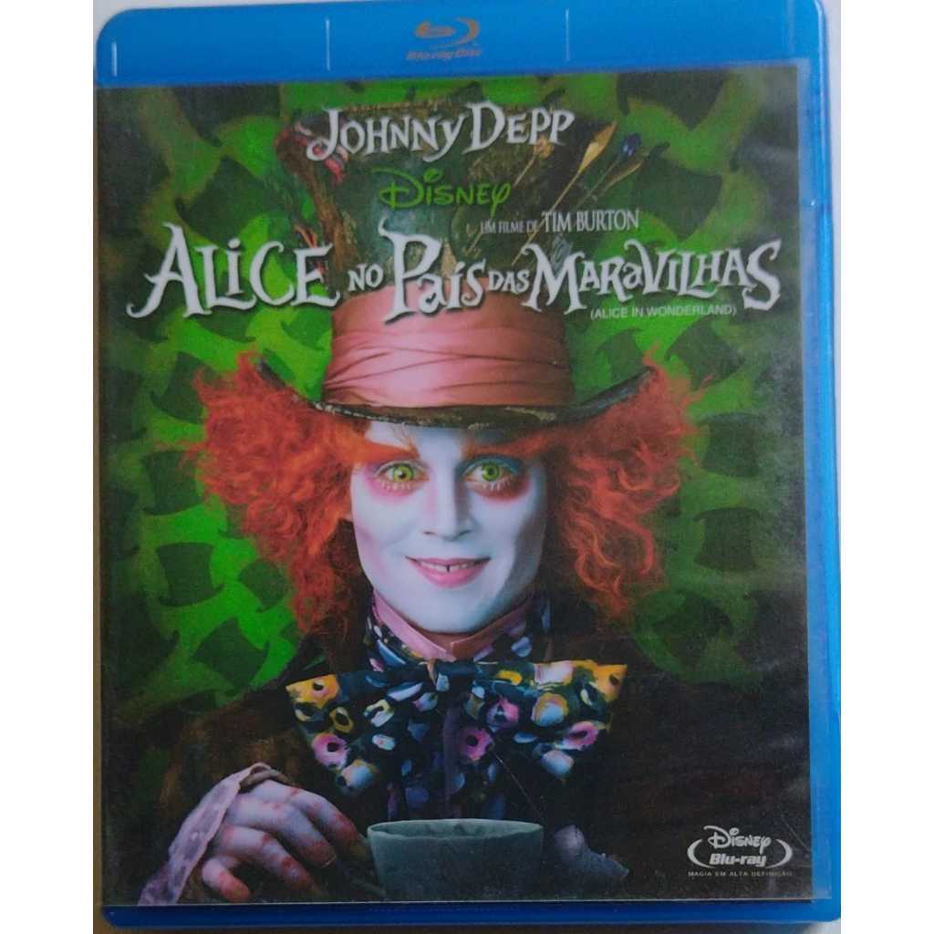 ALICE NO PAÍS DAS MARAVILHAS BLU-RAY JOHNNY DEPP  TIM BURTON