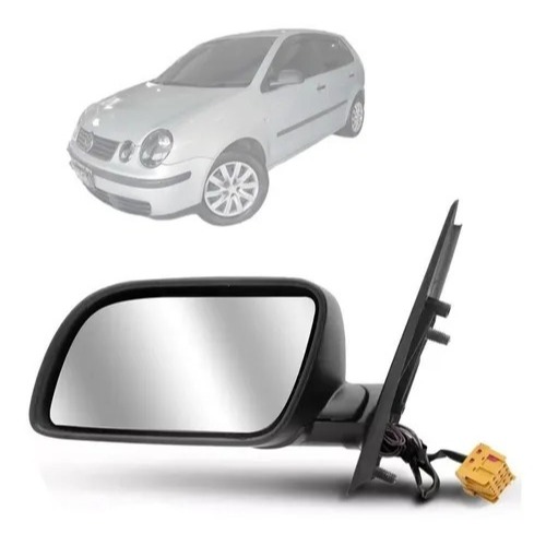 Retrovisor Elétrico Esquerdo VW Polo 2003 2004 2005 2006 Novo