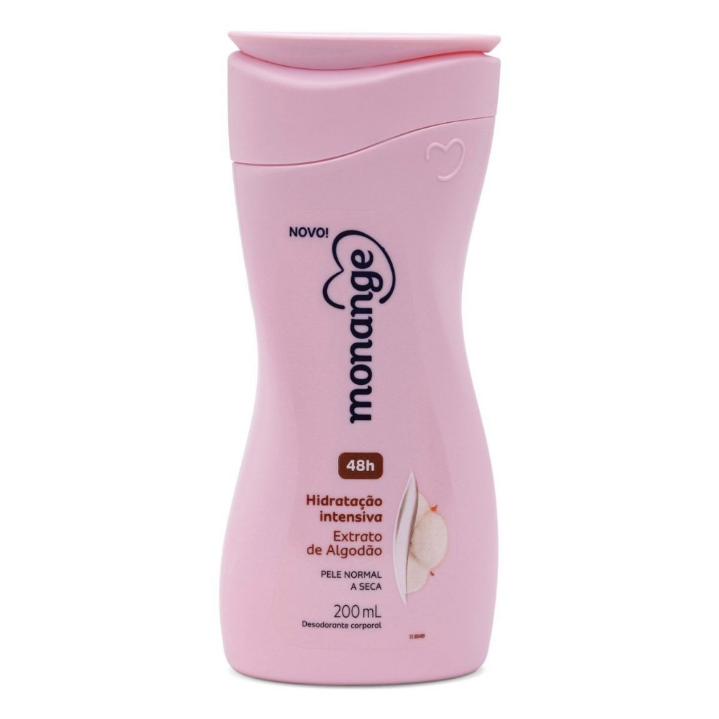 Creme Hidratante Monange Hidratação Intensiva Pele Normal A Seca 200ml em Oferta na Shopee