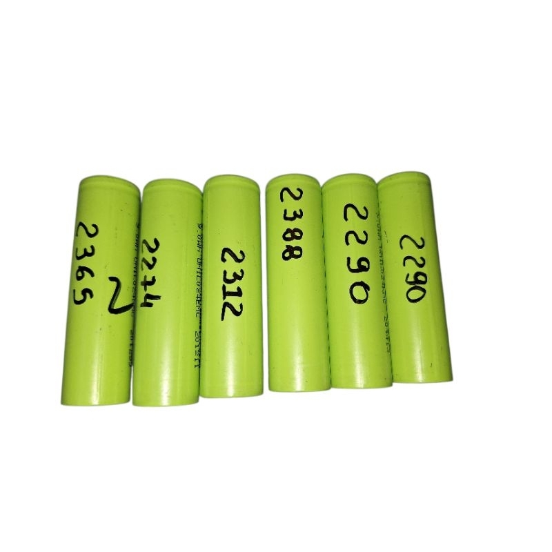 kit 6 baterias 18650 testadas capacidade de 2.000 a 2.400 mah em Oferta na Shopee