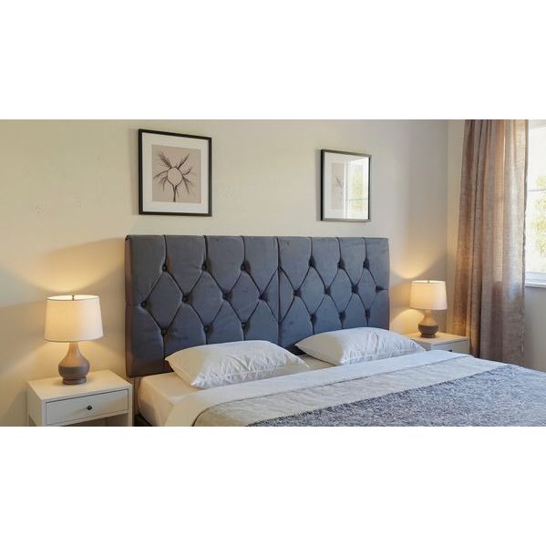 Cabeceira Estofada Suspensa para Cama De Casal 1,40 x 55 cm Varias Cores Paris em Oferta na Shopee