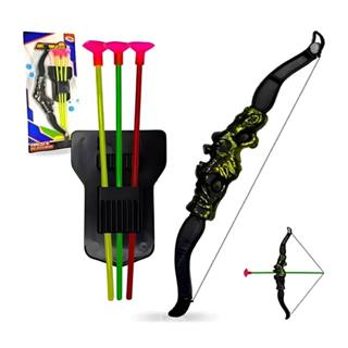 Arco e Flecha de Brinquedo Mini com 3 Flechas Infantil C/Ventosa C/Suporte Lançador Dardos em Oferta na Shopee