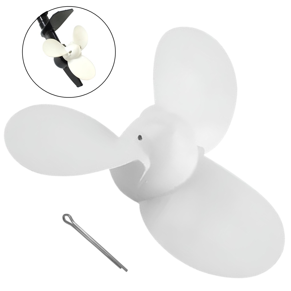 Kit Hélice +  Cupilha Contrapino Para Motor Popa Vulcan Vmp520 2t 52cc em Oferta na Shopee