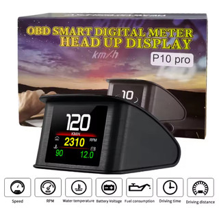 Marcador de Temperatura P10 Pro Computador De Bordo Digital Obd2 Scanner Automotivo Universal P10 PRO OBD2