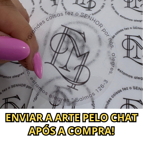 Etiquetas Adesivas Personalizadas Vinil Transparente, Adesivo Personalizado. em Oferta na Shopee