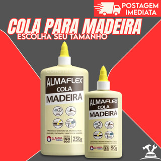 Cola para Madeira Extra Forte – Secagem Rápida, Alta Fixação, Ideal para Reparos e Montagens