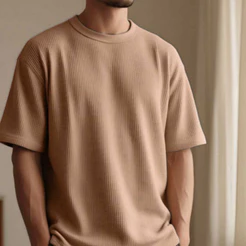 Camiseta Oversized Casual Básica Lisa Reta