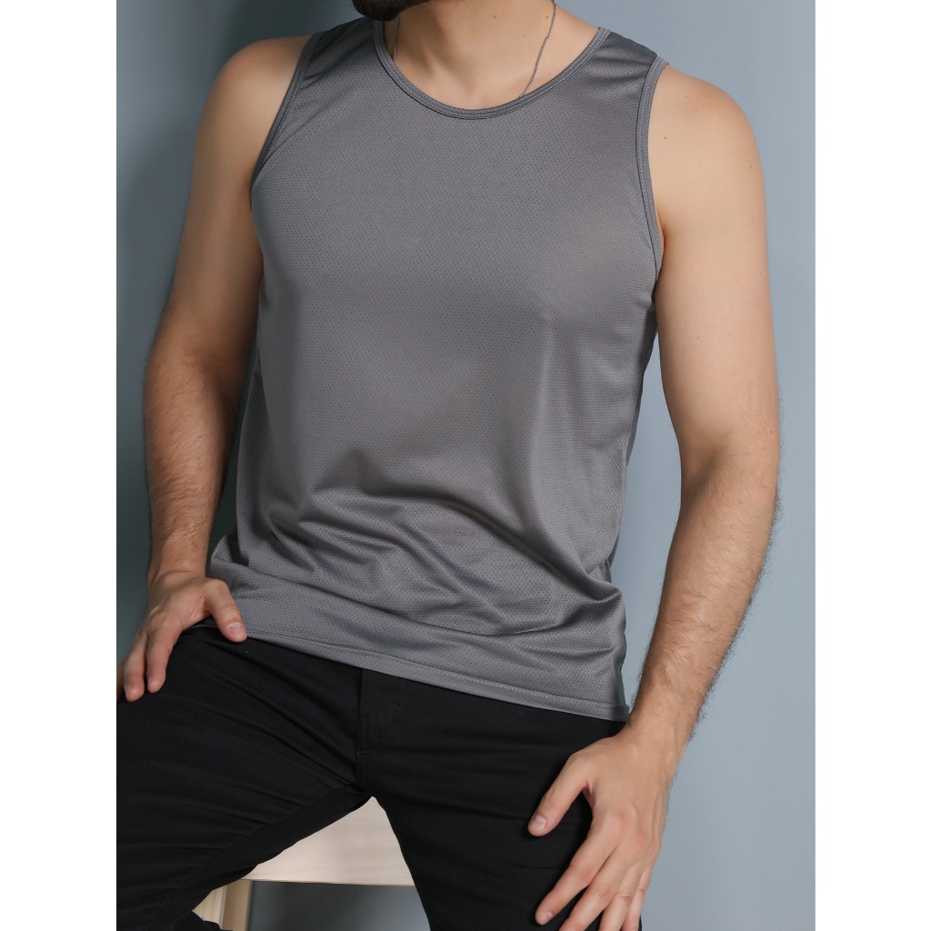 Camiseta Regata Masculina Dryfit Camisa Sem Manga Academia Slim Fit Treino
