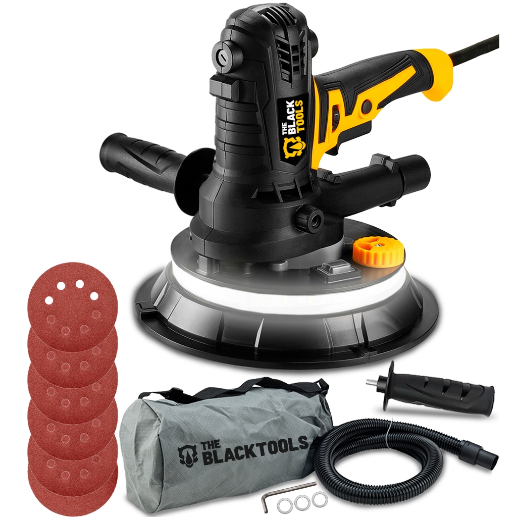 Lixadeira Teto E Parede Telescopica Profissional 1000w Com Saco Coletor The Black Tools em Oferta na Shopee