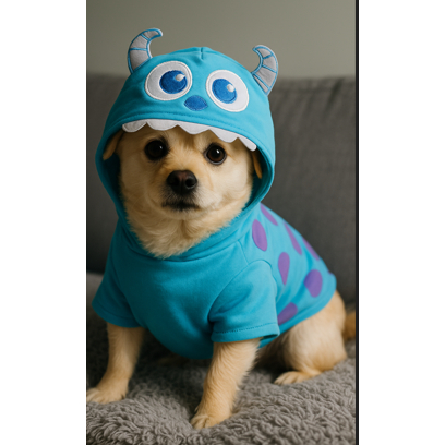 Roupa de Pet Cachorro Cães Fantasia Temática Capuz Unissex