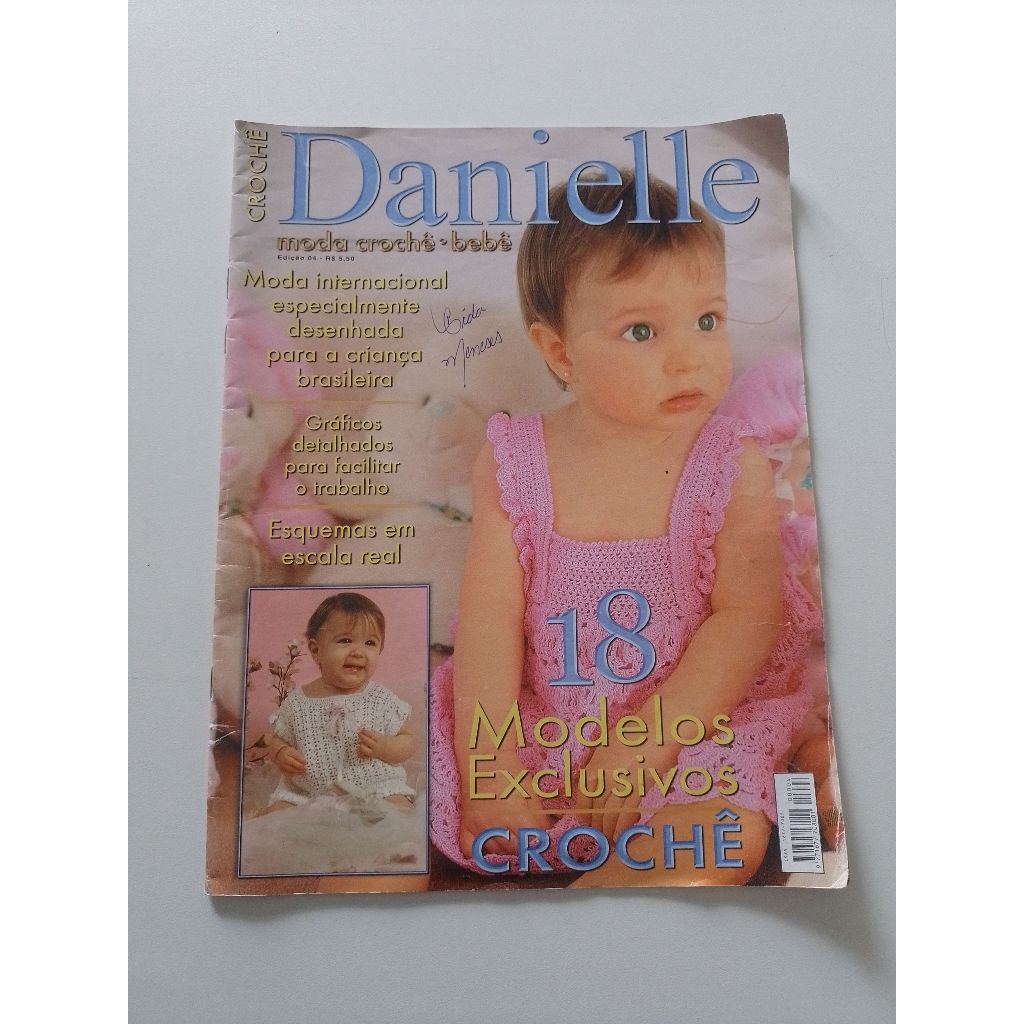 Revista Crochê Danielle 18 Modelos Exclusivo Crochê Ac894 (Usado)