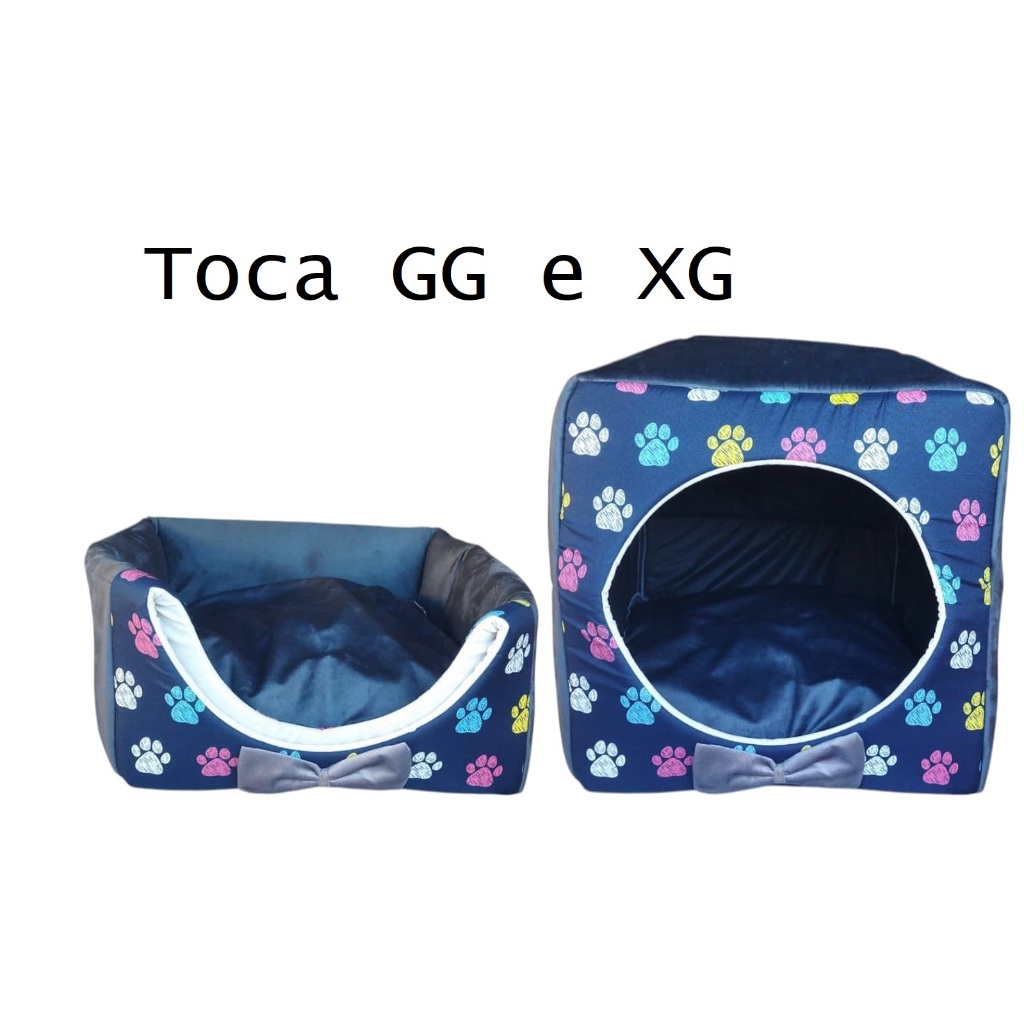 Casinha Toca Cama Iglu 2 Em 1 Cachorro Cão E Gato Tam GG e XG Gigante em Oferta na Shopee