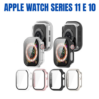 Capa Case Com Película para Apple Watch Series 11 10 46mm 42mm Capinha Bumper em Oferta na Shopee
