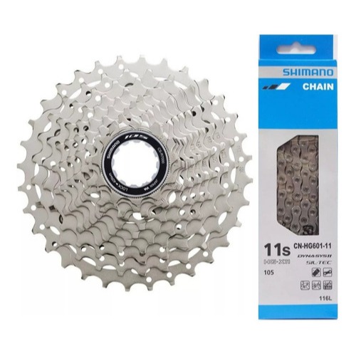 Cassete Shimano R7000 105 11-32 11v + Corrente Hg601 11v