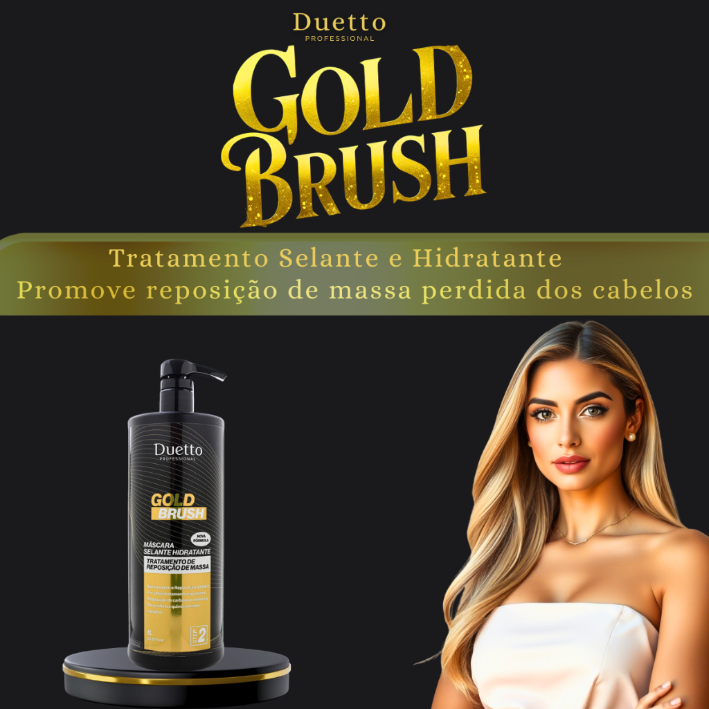 Máscara Selante Gold Brush Duetto 1L