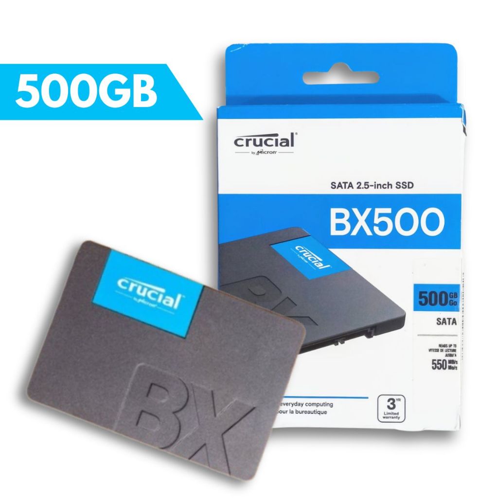 Hd Ssd 500Gb Crucial Bx500 2.5 SATA 3 6Gb/s
