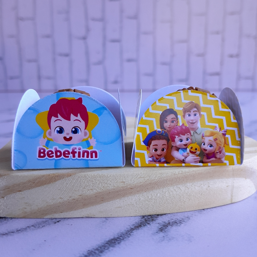 Forminhas Personalizadas para Docinhos Doces Brigadeiros Bebefinn Bebe Finn Lembrancinhas para Aniversário