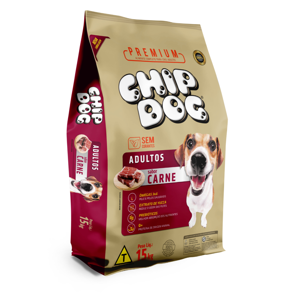 Racao Chip Dog Premium 15 kg