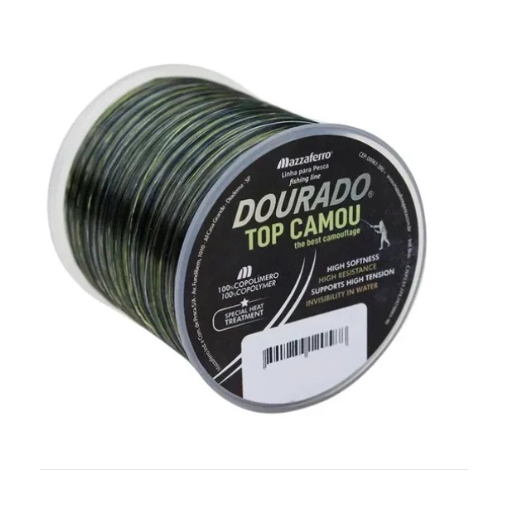 Linha Pesca Dourado Top Camou 0,35 mm 100 Gramas Camuflada