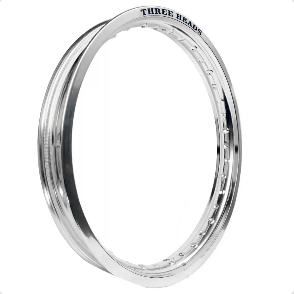 Aro Dianteiro Alumínio Three Heads Polido Titan Fan 18x1.60