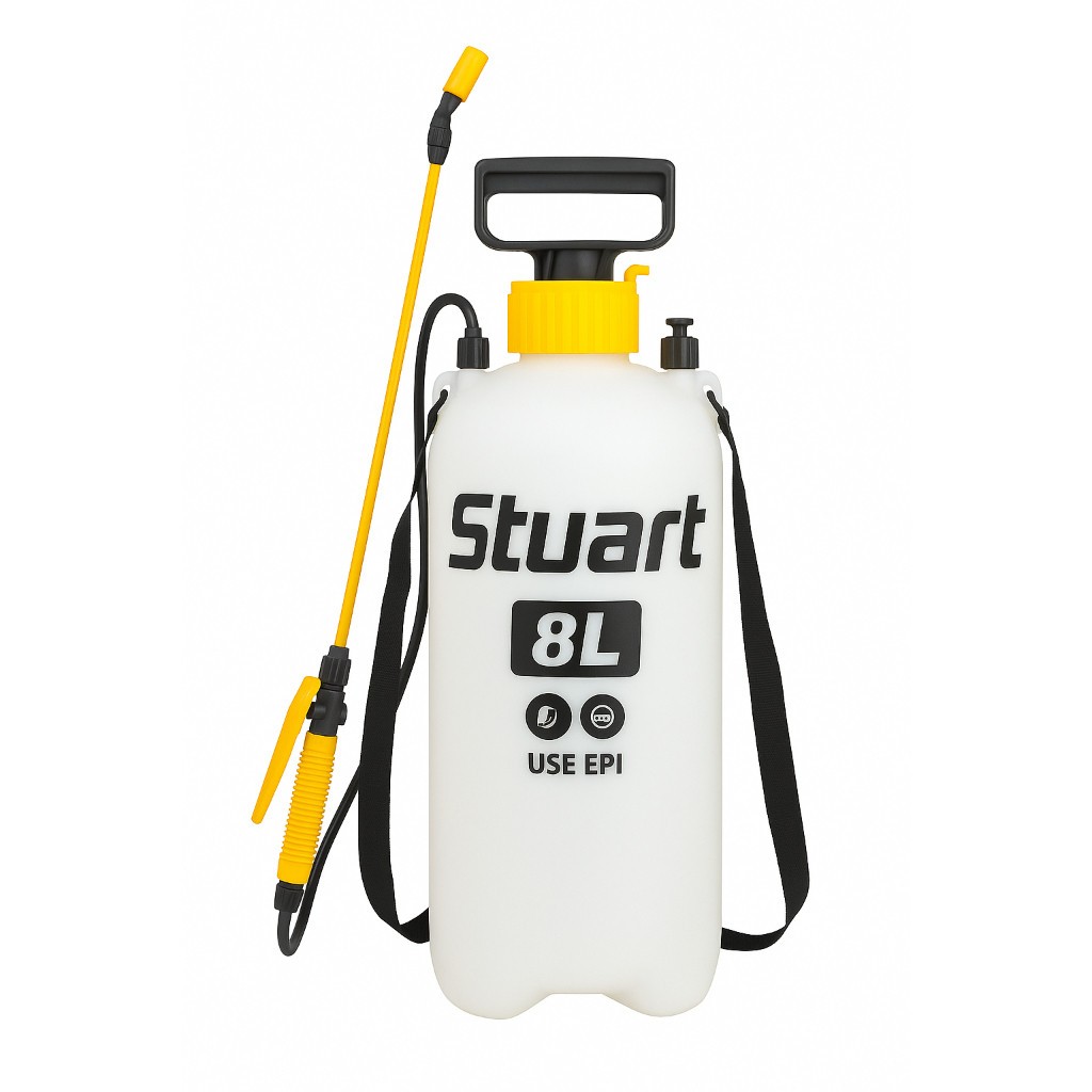 Pulverizador Agrícola Lateral Manual 8 Litros Borrifador Compressão Prévia Profissional Branco em Oferta na Shopee