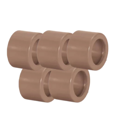 Kit com 5 unid Bucha Redução Soldável Curta 32x25mm e 25x20mm Plastilit – Conexão Hidráulica Segura – Envio Imediato