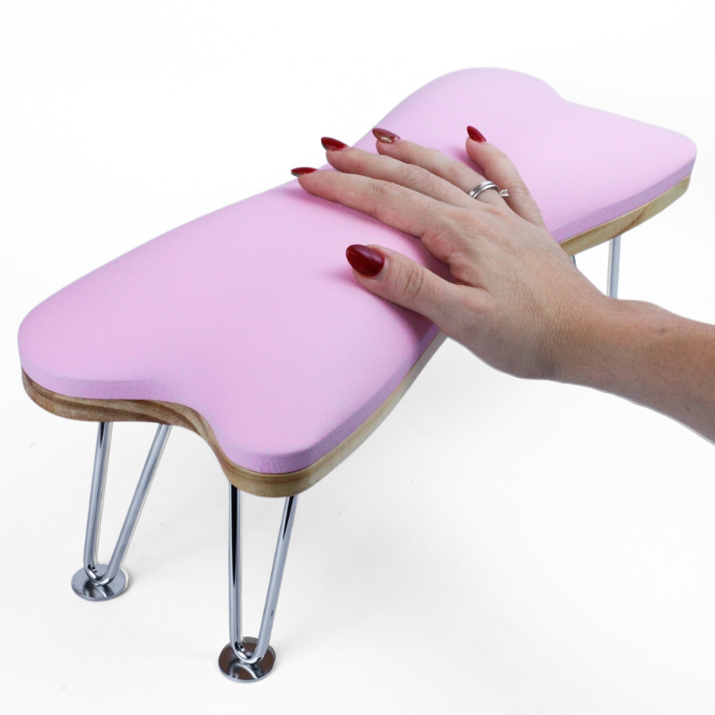 Apoio de Mão Profissional Acolchoado Ergonômico Confortável Nail Designer unha em gel D&Z
