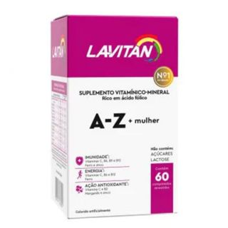 LAVITAN A-Z MULHER 60 comp em Oferta na Shopee