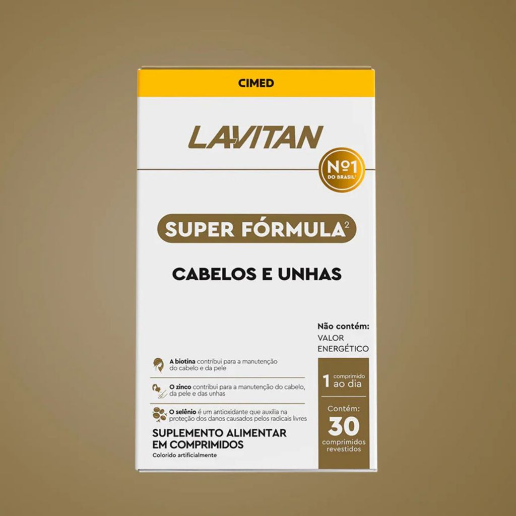 LAVITAN CABELOS E UNHAS SUPER FÓRMULA C/30 COMPRIMIDOS