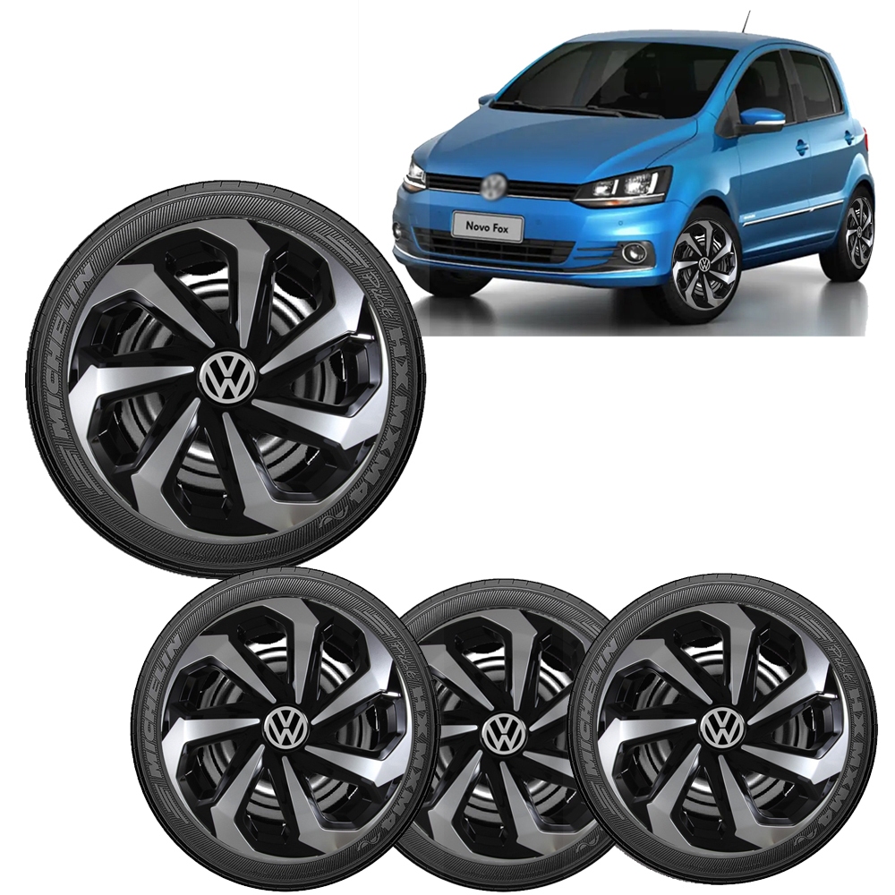 Jogo 4 Calotas Spider Esportiva Aro 13 14 15 Compativel Com Gol G3 G4 G5 Saveiro Parati Voyage em Oferta na Shopee