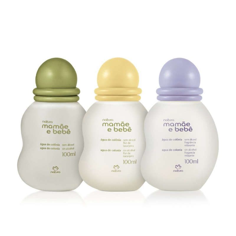 NATURA MAMÃE E BEBÊ COLÔNIA DELICADA TRADICIONAL,RELAXANTE & FLOR DE LARANJEIRA 100ML
