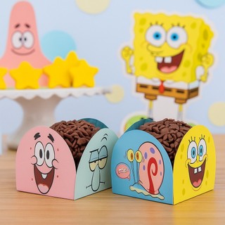 Porta Forminhas para Doces – Bob Esponja -Deixe Sua Festa Infantil Alegre e Temática