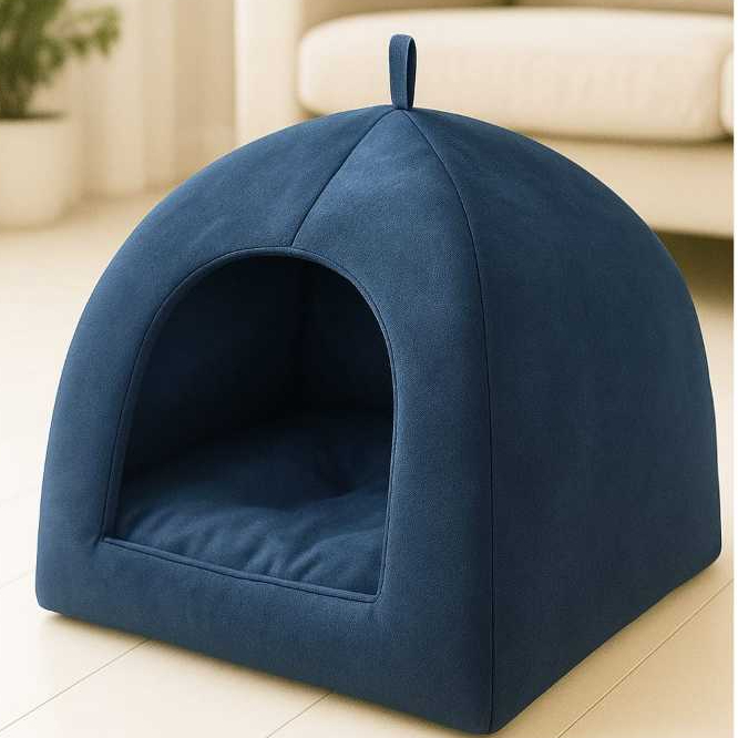 Cama para cachorro Cabana Pet Tenda 2 em 1 Gato Cães Impermeável Lavável P a G
