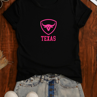 Camiseta Country Feminina Texas Rosa Corrida Rodeio Cavalgada em Oferta na Shopee
