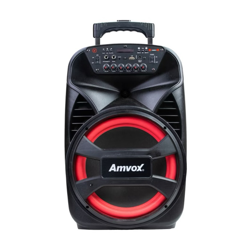 Caixa de Som Amplificada Amvox 480 Viper II Alto Falante 12 Polegadas 480W Bluetooth Bivolt em Oferta na Shopee
