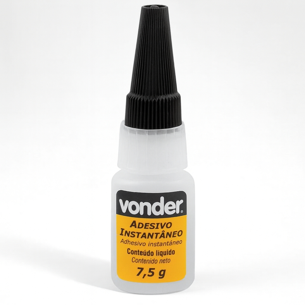 Adesivo Instantâneo Cianoacrilato 7.5G Vonder em Oferta na Shopee