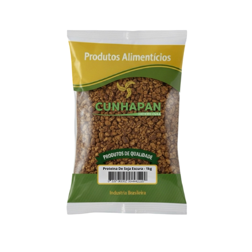 Proteina De Soja Escura 1kg - Cunhapan em Oferta na Shopee