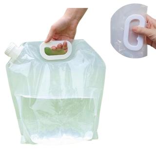 Galão De Água Dobrável Cantil Bolsa Saco 5 Litros Camping Garrafão portátil Garrafa