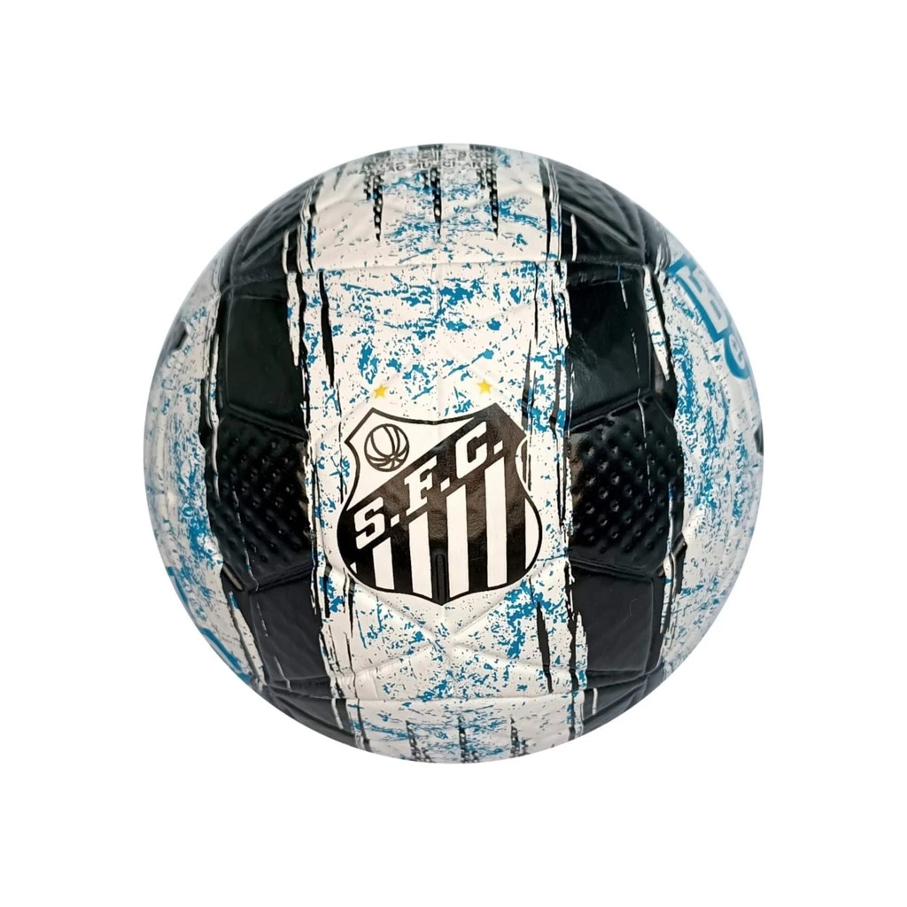 Mini Bola de Futebol do Santo FC, com o Mascote e Pronta Entrega
